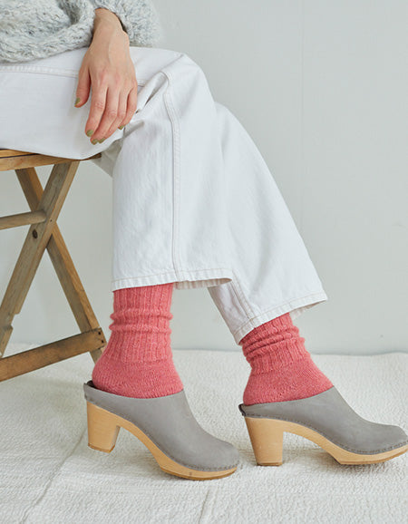 Fog Linen mohair crew socks made in Japan  shop boston boutique gift store