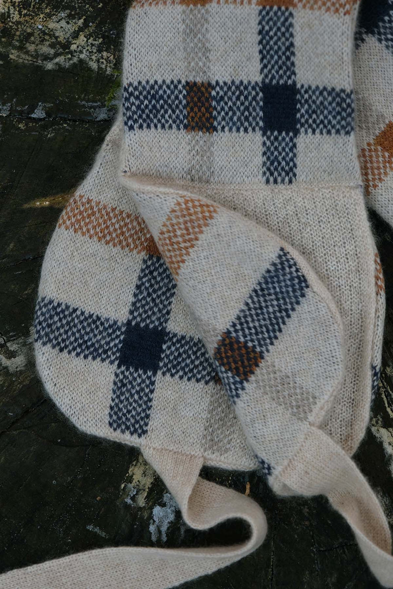 Oats & Rice cashmere short scarf tie up shop boston gift store luxury gifts sowa boutique