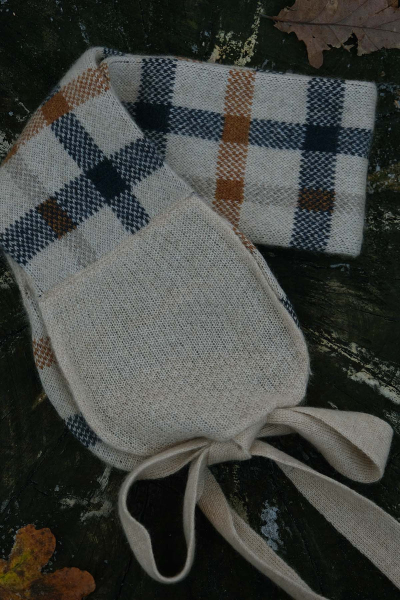 Oats & Rice cashmere short scarf tie up shop boston gift store luxury gifts sowa boutique