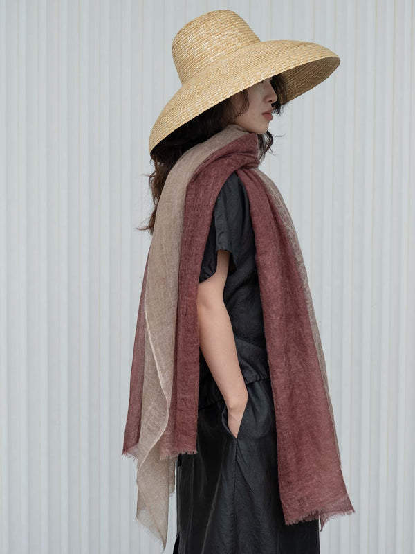 Wispy Cashmere Scarf - Beetroot