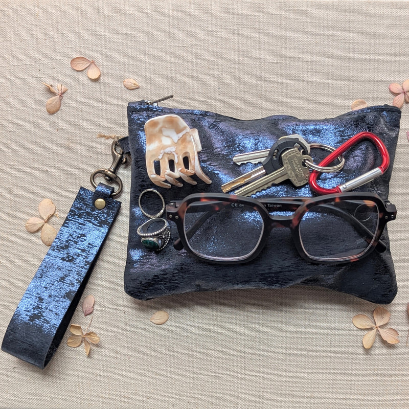 Small Pouches and Wallets - Midnight Blue