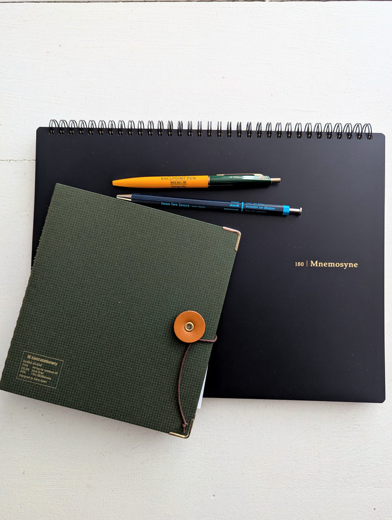 String-Tie Notebook - Olive | Stitch & Tickle – Stitch and Tickle