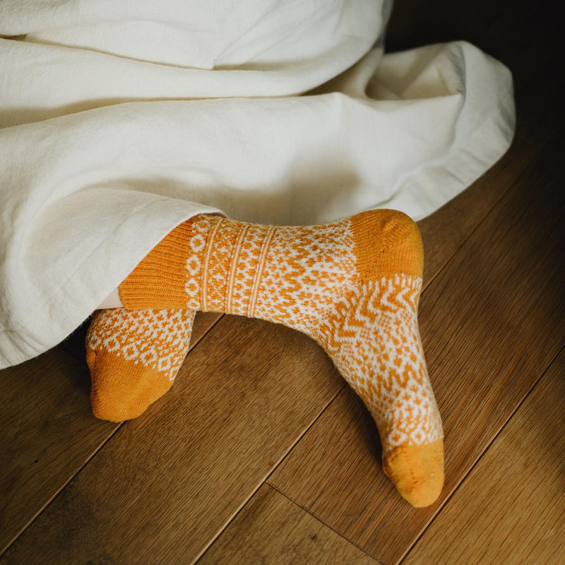Wool Jacquard Socks - Men and Women's