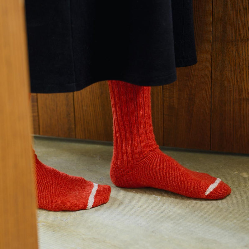 Wool Ribbed Socks - Multiple Colors