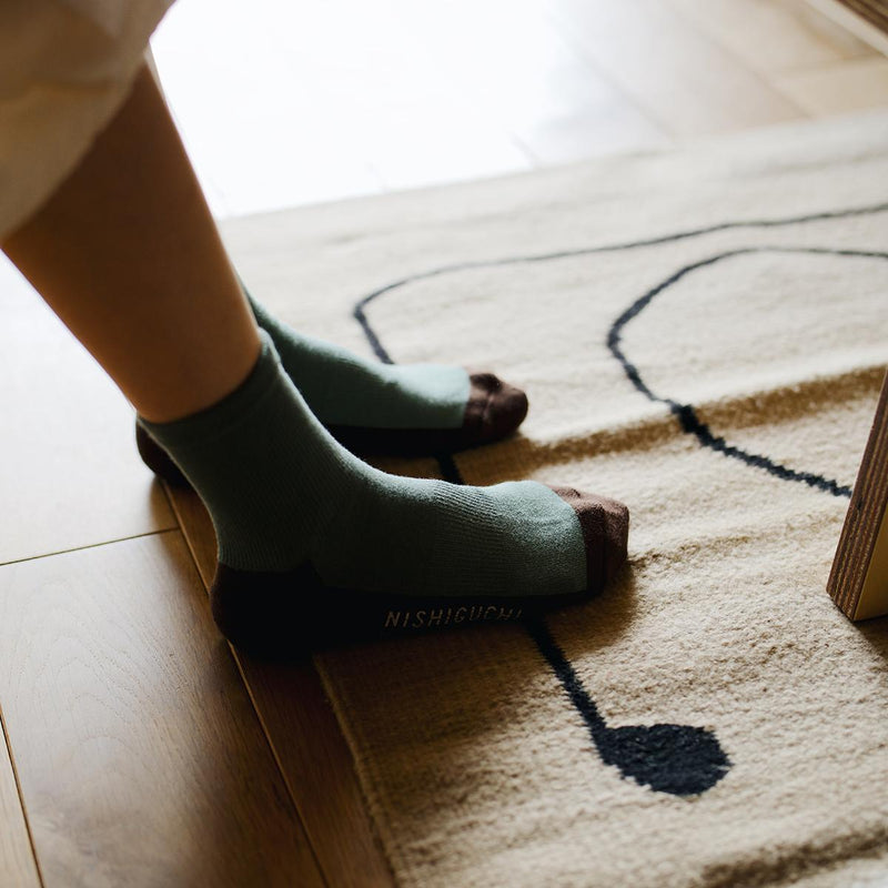 Cashmere Cotton Walk Socks - Kusamochi