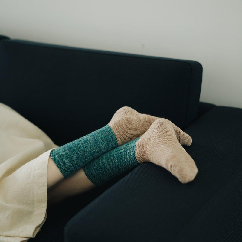Mohair Wool Pile Socks - Trail Road