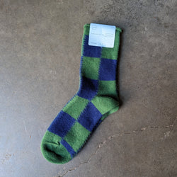 Hansel from Basel Rugby Cashmere Crew Socks. Boston shop gift store sowa boutique