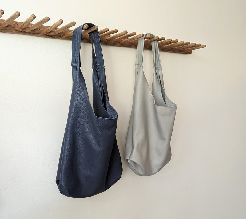 The  Large Slouch Bag - Light Grey