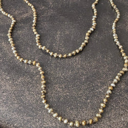 Knotted Antique Pearl Necklace River Song shop boston sowa jewelry store boutique gift shop 
