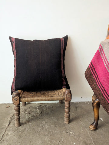 Vintage Bolivian Textile Pillow - Thumbnail 5