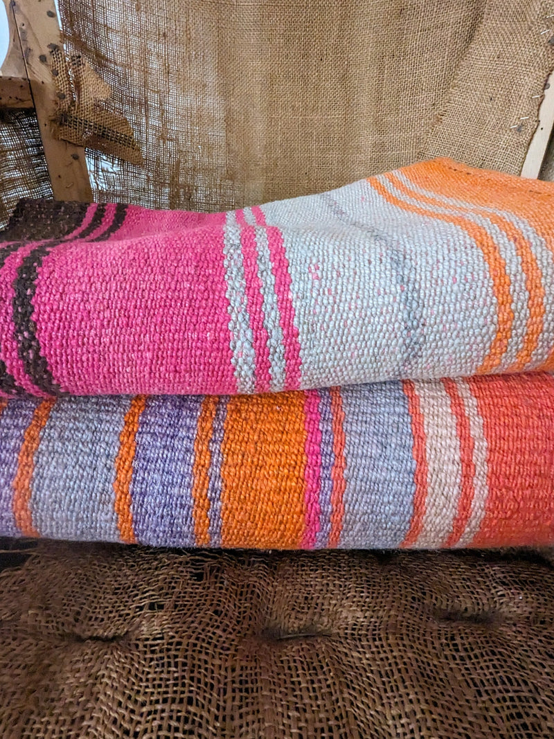 Vintage Peruvian Rug runner Frazada. Shop Boston SOWA Gift store boutique carpet 