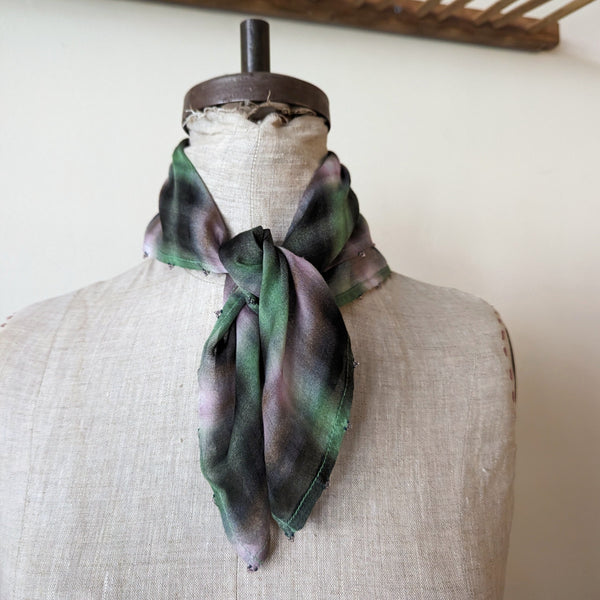 Chan Luu cashmere and silk bandana scarf dark forest shop boston sowa apparel gift shop boutique small business