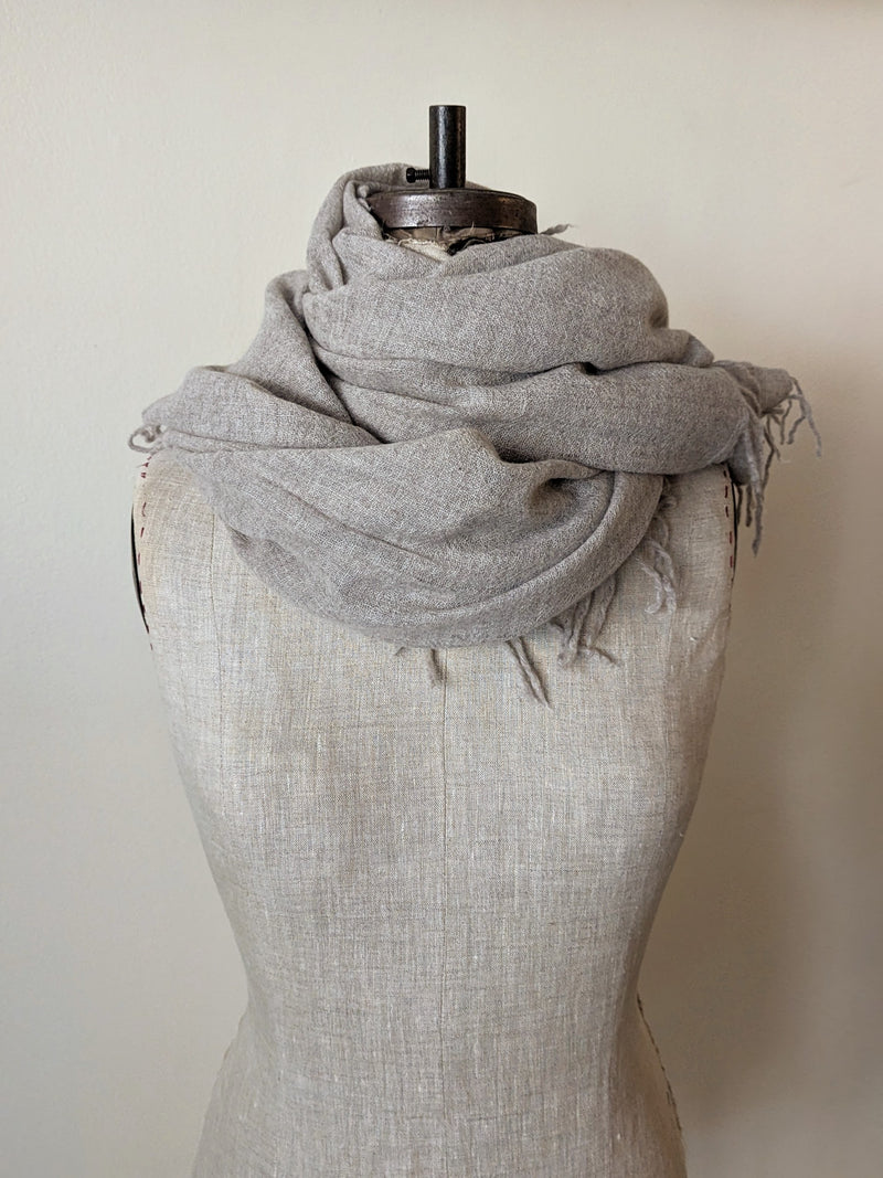 Chan Luu cashmere silk scarf pebble grey small business gift shop boutique store sowa bosston 