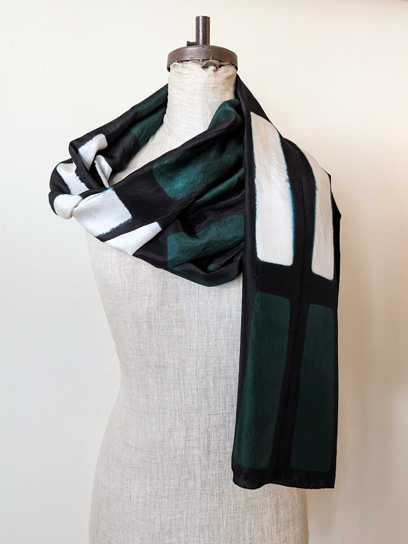 Denovembre silk scarf Ensemble shop boston sowa small business gift store boutique