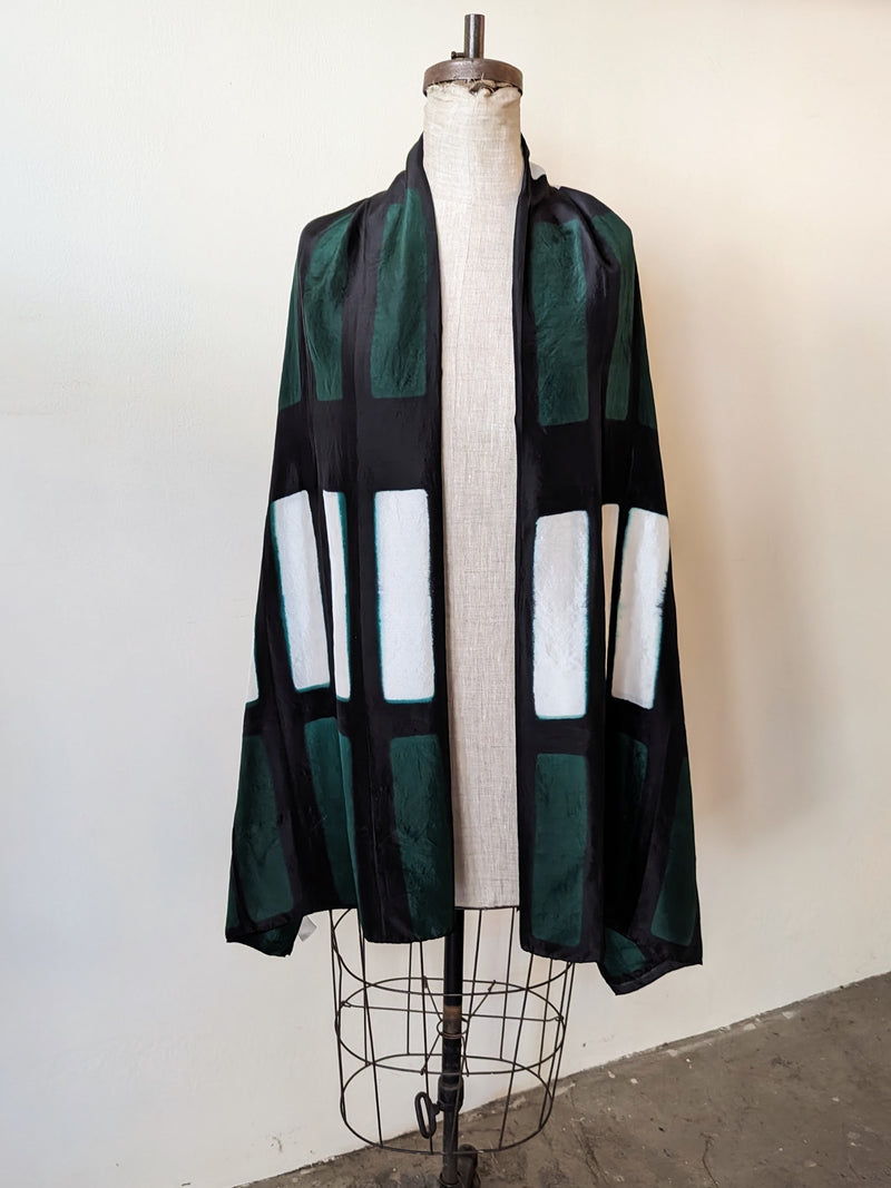 Denovembre silk scarf Ensemble shop boston sowa small business gift store boutique