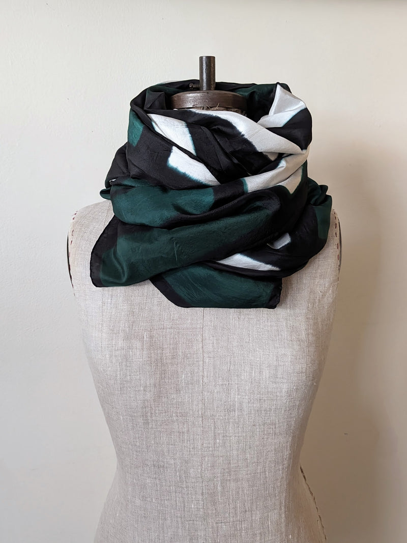 Denovembre silk scarf Ensemble shop boston sowa small business gift store boutique