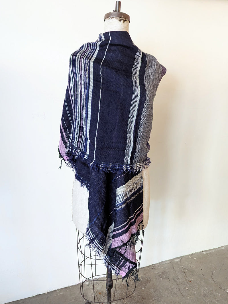 Tamaki Niime wool cotton small root shawl scarves Made in Japan Shop Boston