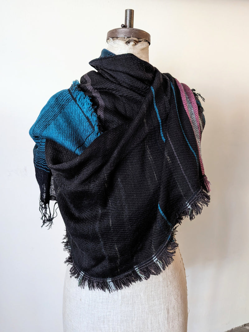 Tamaki Niime wool cotton small root shawl scarves Made in Japan Shop Boston