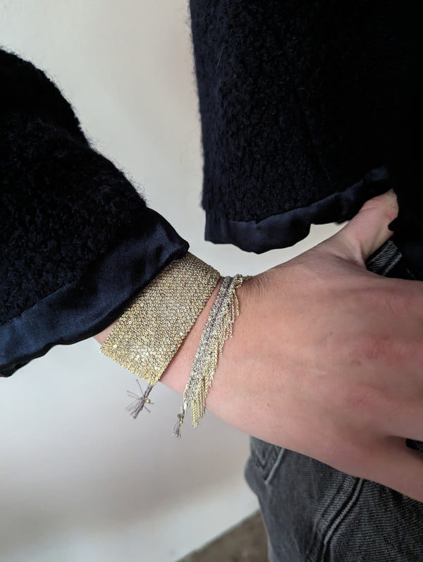 Marie Laure Chamorel braided chain bracelet jewelry store sowa boston gift shop small business boutique