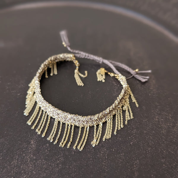 Marie Laure Chamorel braided chain bracelet jewelry store sowa boston gift shop small business boutique