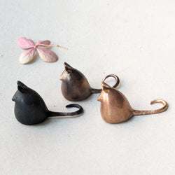 Tiny Japanese Handmade bronze mouse sculptures shop boston sowa gift store gifts