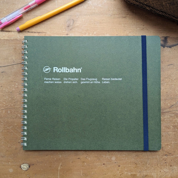 Rollbahn Landscape Spiral Notebook Sowa Boston Gift Shop stationary
