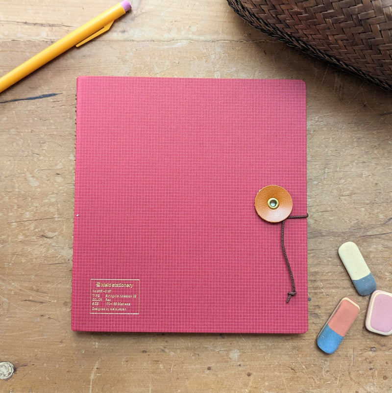 String-Tie Notebook - Red | Stitch & Tickle – Stitch and Tickle