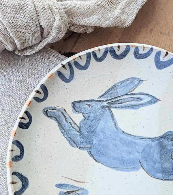 charlotte salt handmade circle ceramic rabbit sculpture sowa boston pottery gift shop boutique 
