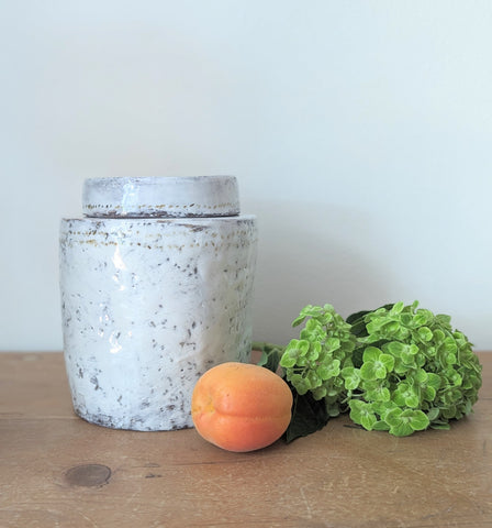 Handmade Ceramic Jar with Lid