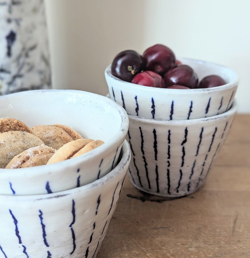 Florence Penault ceramic small bowls cups mugs SoWA Boston hand made gift shop boutique