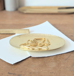 Picus Japanese Brass oval tray made in Japan gift shop boston sowa boutique woman owned small business gifts for him