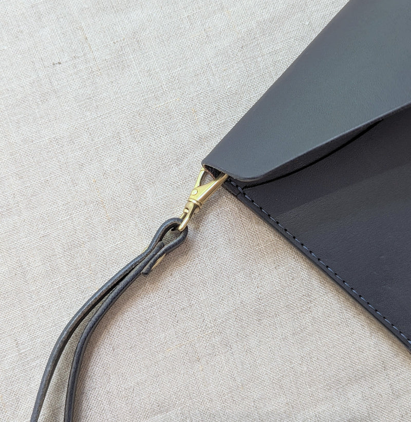 Woolly Made Clutch Leather Wallet Sowa Boston Small Business Gift Shop Boutique unisex mens gifts 