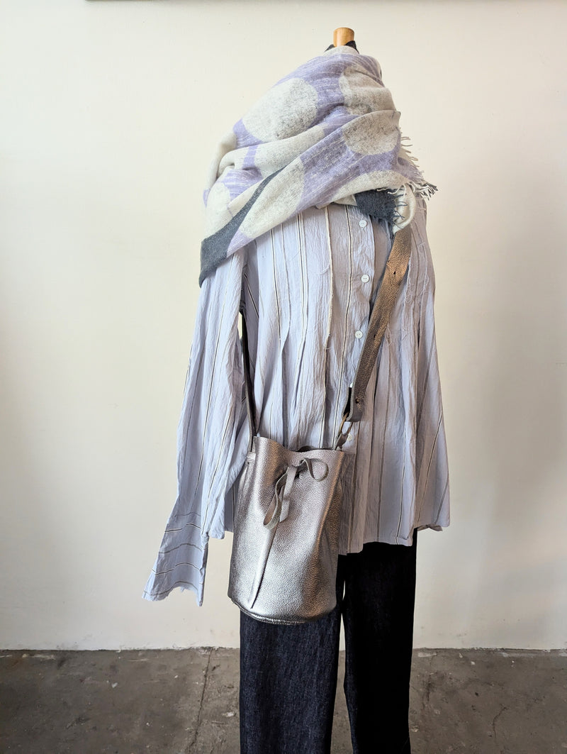Stitch and Tickle handmade bucket bag made in Boston made in usa leatherwork leathercraft SoWa 