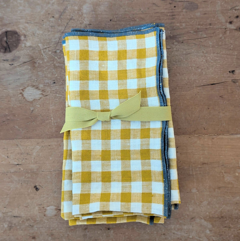 Linen Napkins - Sets of 4 - Multiple Colors