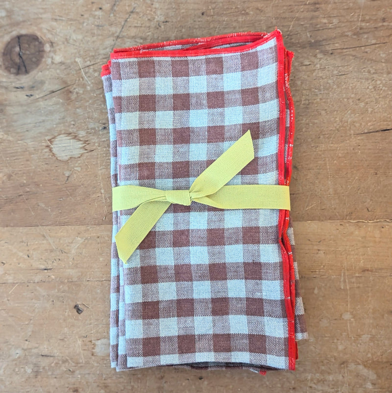 Linen Napkins - Sets of 4 - Multiple Colors