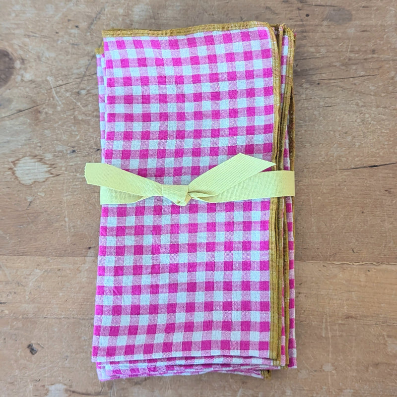 Linen Napkins - Sets of 4 - Multiple Colors