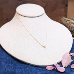 n+a new york jewelry diamond necklace 14k recycled gold handmade in brooklyn NYC shop Boston sowa gift store boutique sustainable