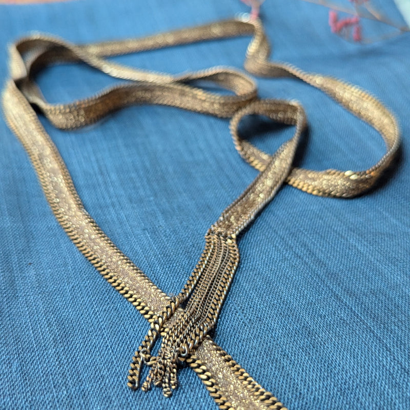 Marie Laure Chamorel braided tie necklace jewelry store sowa boston gift shop small business boutique