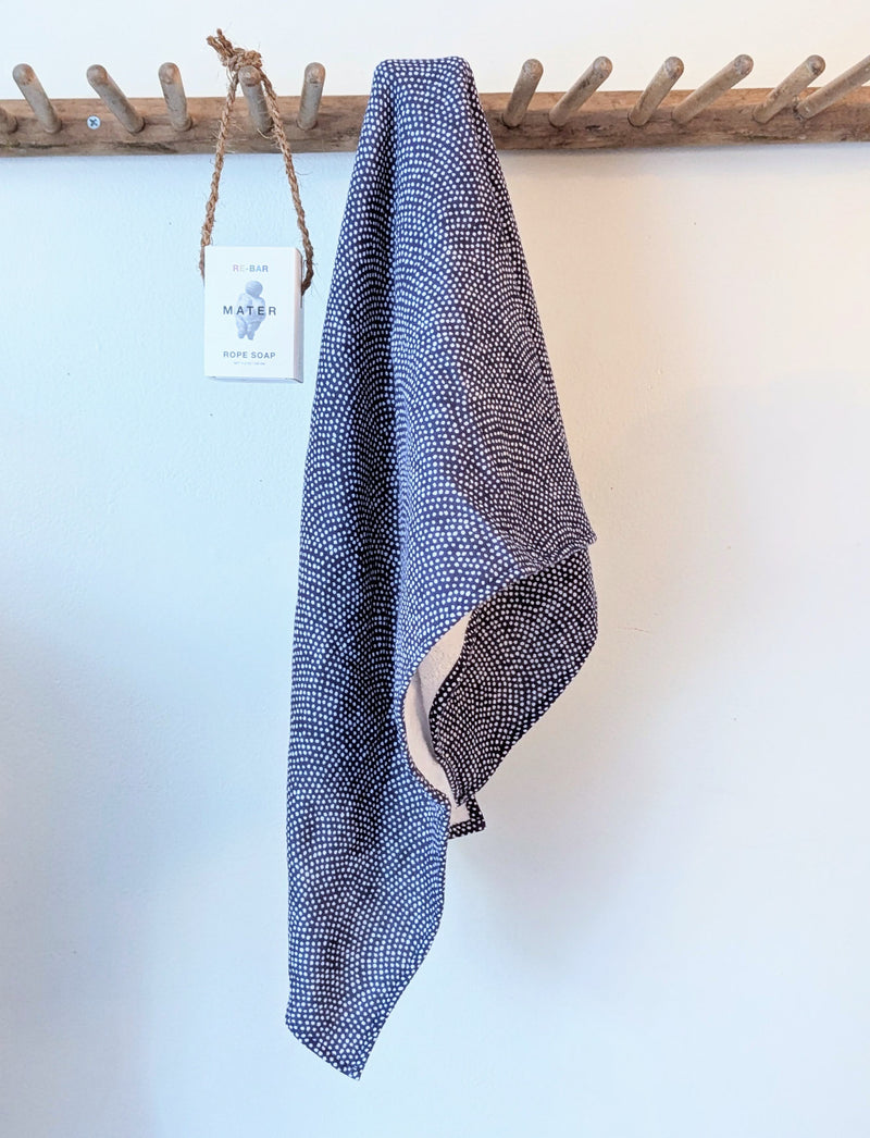 Uchino Japanese gauze pile towels set home decor bath hand face washcloth traditional komon pattern gift shop Boston SoWa boutique 