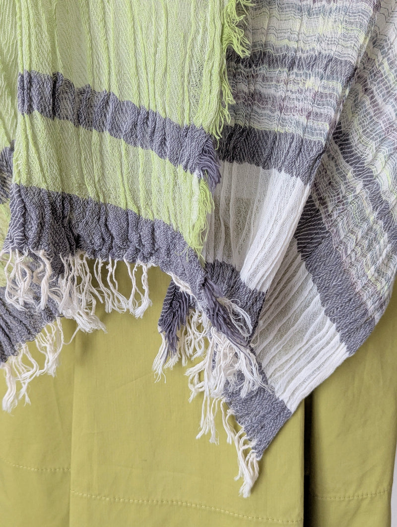Tamaki Niime Japanese woven light cotton scarf sowa boston small business gift shop boutique