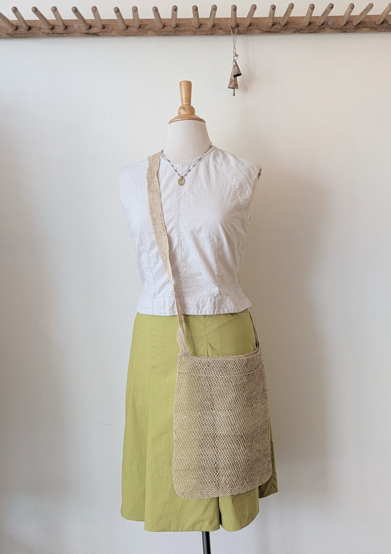 Natural Vine Handmade Net Tote Bag undyed eco friendly jungle Laos woven shop Boston store SOWA boutique gift 