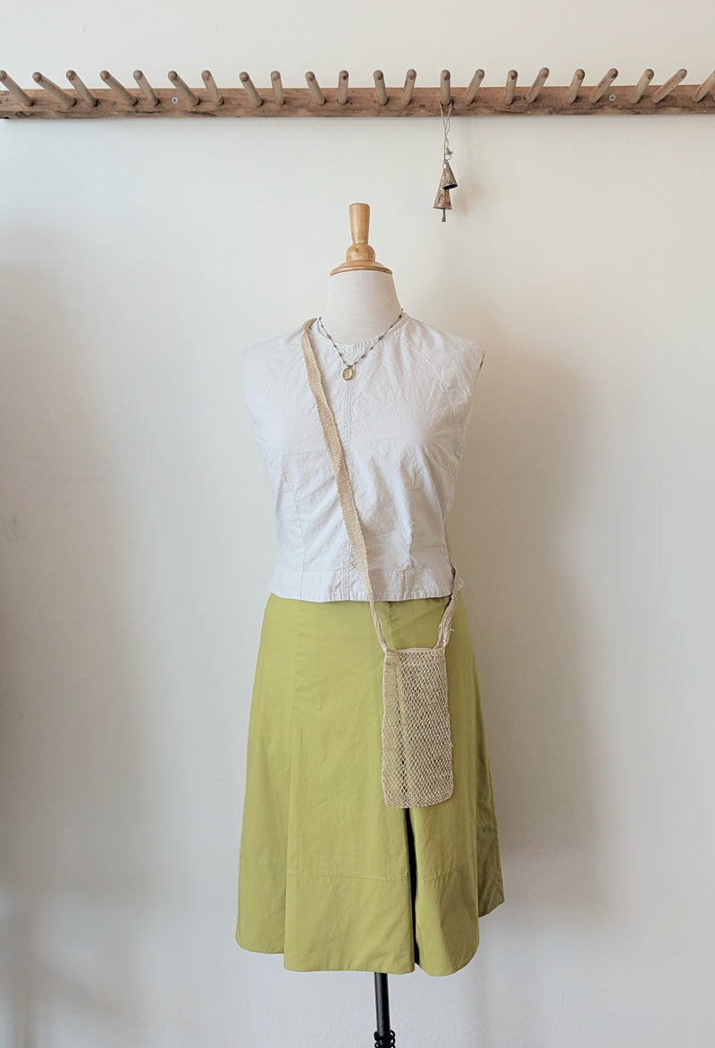 Structured Cotton Shell Tank Top