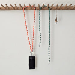Ina Seifart Handikette Phone Necklace Zickzack lanyard keychain handmade wood beads jewelry gift shop sowa boston fashion accessories independent boutique 