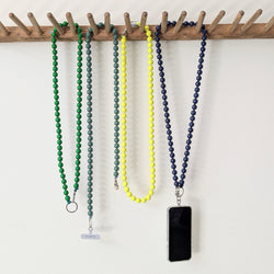 Phone Chain Necklace Big Beads - Multiple Colors