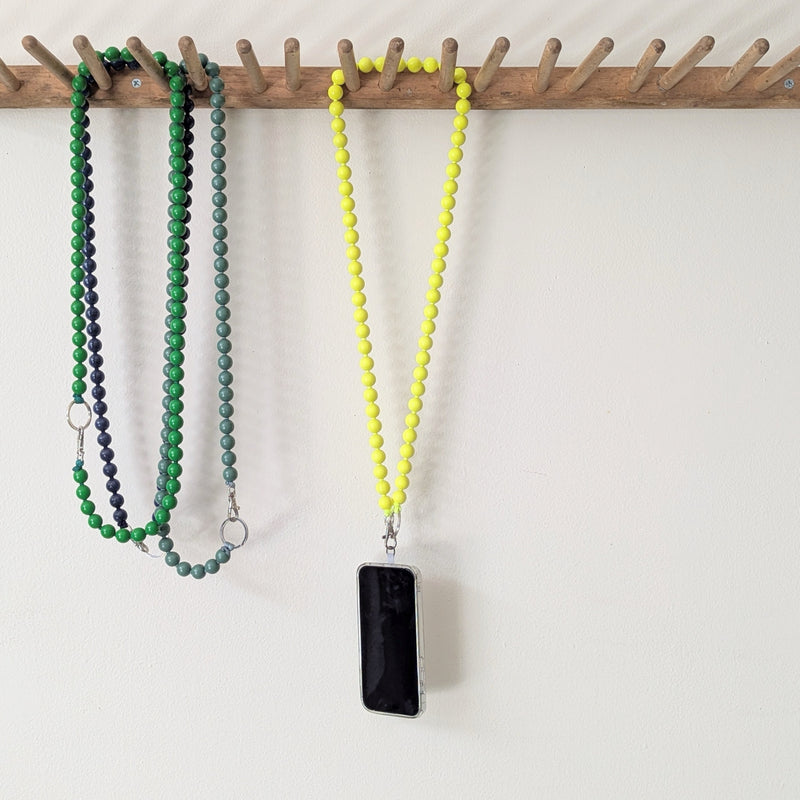 Phone Chain Necklace Big Beads - Multiple Colors