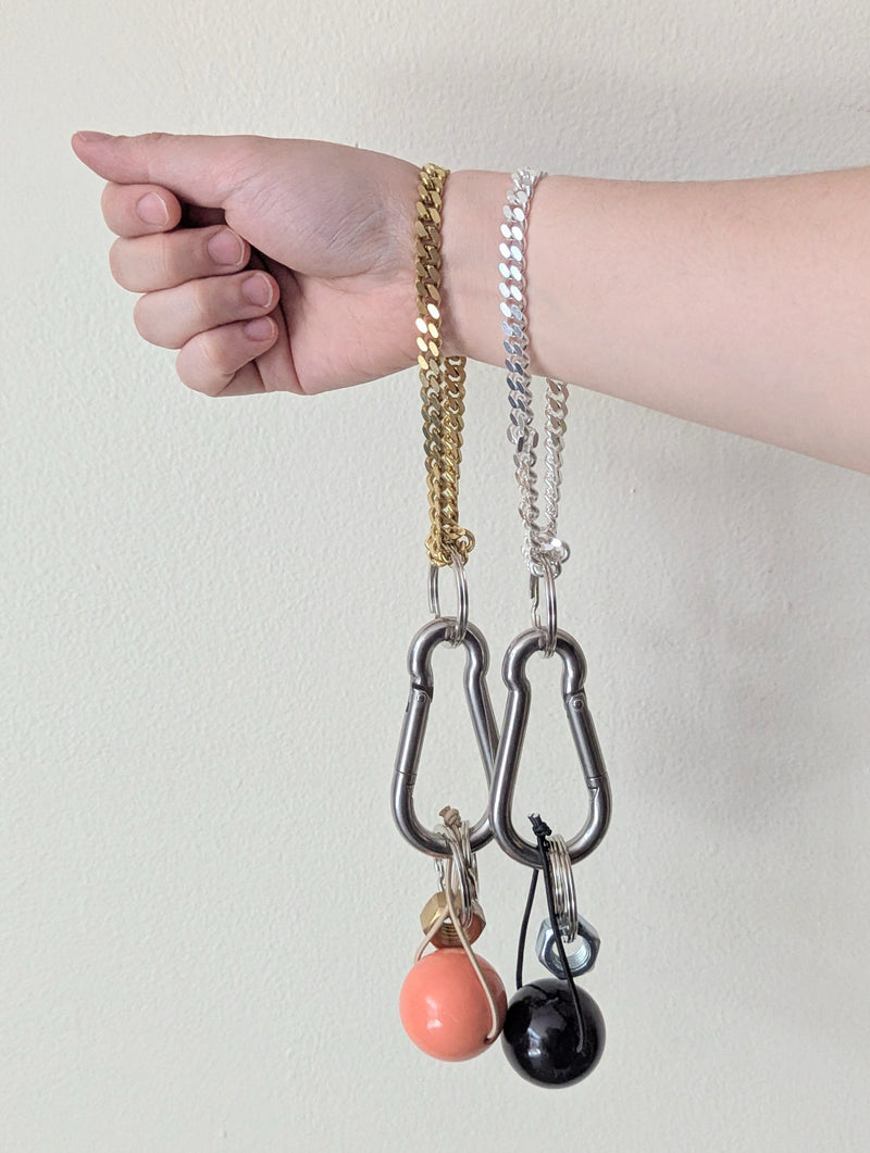 Ina Seifart Verena Bag Charm caribener large wooden beaded colorful Keychain bracelet wristlet fob holder short handmade gift shop sowa boston fashion accessories independent boutique 