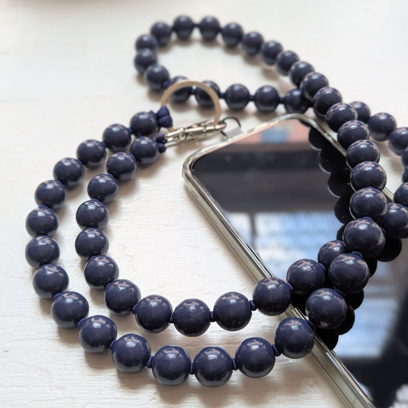 Phone Chain Necklace Big Beads - Multiple Colors