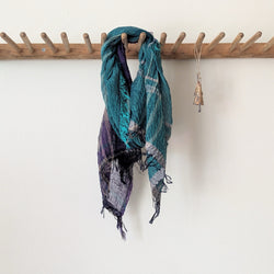 Tamaki Niime Japanese woven light cotton scarf sowa boston small business gift shop boutique