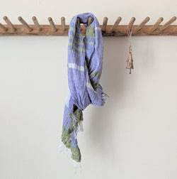 Tamaki Niime Japanese woven light cotton scarf sowa boston small business gift shop boutique