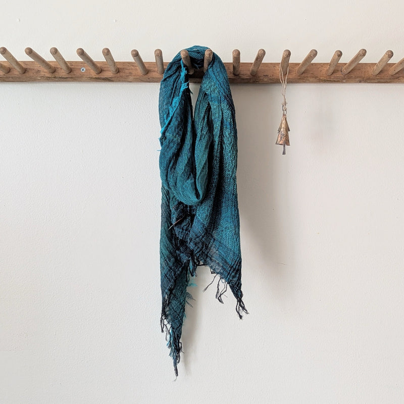 Tamaki Niime Japanese woven light cotton scarf sowa boston small business gift shop boutique